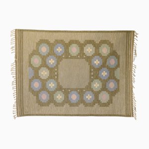 Mid-Century Swedish Kilim Rug by Anna Johanna Angstrom, 1960s