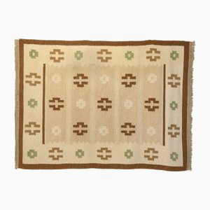Large Mid-Century Swedish Kilim Rug, 1960s