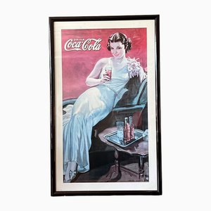 Poster Coca Cola vintage, anni '70