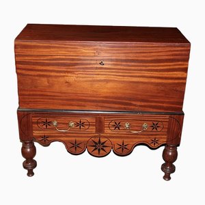 Commode Coloniale en Acajou, Début du 20ème Siècle