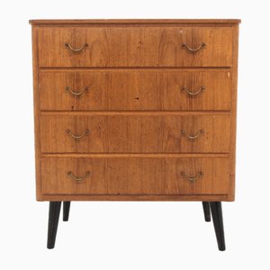 Scandinavian Teak Chest of Drawers, Sweden, 1950s