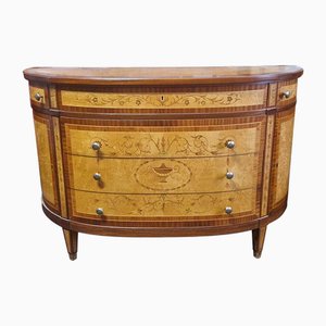 Louis XVI Style Crescent Dresser, 1980s