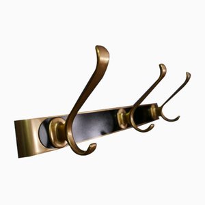 Brass Coat Rack by Walter Bosse for Hertha Baller, 1950s