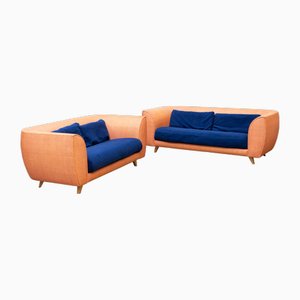 Bon Ton Sofas von Giuseppe Viganò für Pierantonio Bonacina, 1990er, 2er Set