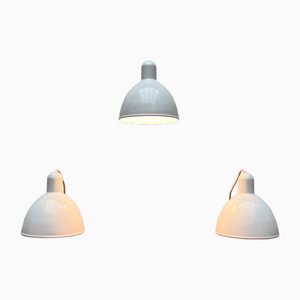 Vintage Danish Model ES Pendel Enamel Pendant Lamp by Edgar Schlaefle for Louis Poulsen, 1980s