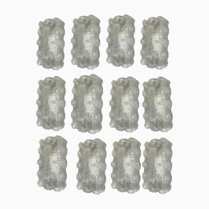 Wandleuchten aus Kristallglas von Staff, Deutschland, 1970er, 12 . Set