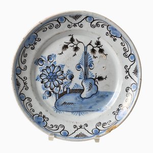 Piatto di Delftware, XVIII secolo