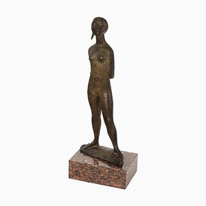 Female Nude Bronze Sculpture by Paganini