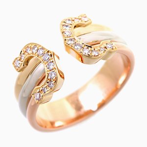 Diamond Ladies Ring in 750 Yellow Gold from Cartier