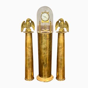 Trench Art Clock Set, Set of 3