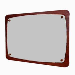 Rectangular Mirror in Teak, Denmark, 1960s