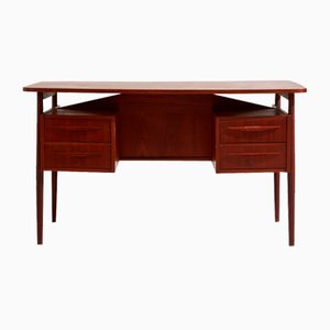 Teak Schreibtisch von Gunnar Nielsen Tibergaard, 1960er