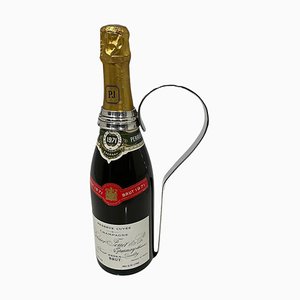 Art Deco Silver Plate Champagne Bottle Holder attributed to Elkington for KHL