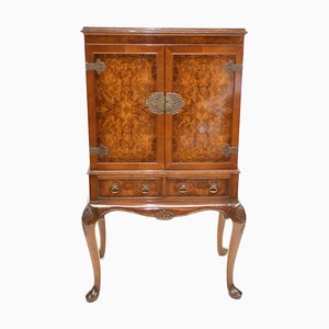 Meuble pour Boissons Epstein Art Déco en Noyer, 1930