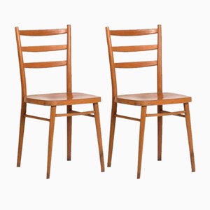 Esszimmerstühle im Vintage-Stil (um 1950). Set mit 2 Teilen, Set mit x