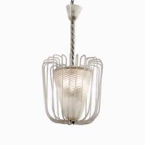 Lámpara de suspensión de cristal de Murano, 1978