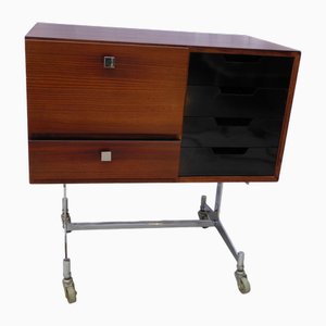 Small Chest of Drawers on Wheels, 1960s