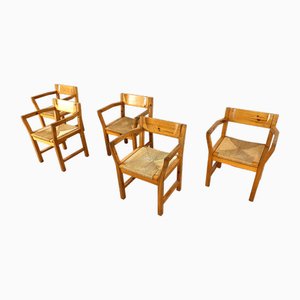 Chaises de Salle à Manger Vintage Scandinaves en Pin de Gm Mobler, 1960s, Set de 5