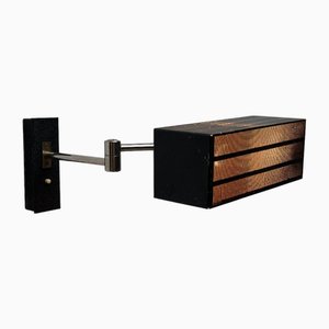 Mid-Century German Minimalist Model Flamingo Wall Lamp from Bur, Bünte & Remmler Leuchten, 1960s