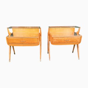 Bedside Tables attributed to Ico & Luisa Parisi, 1960s, Set of 2