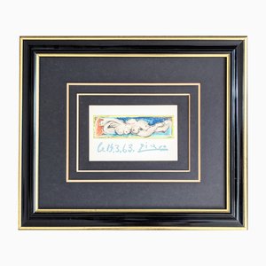 Pablo Picasso, The Nude, 1964, Lithograph, Framed