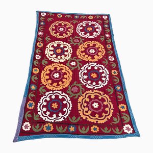 Testiera Suzani vintage fatta a mano, anni '60