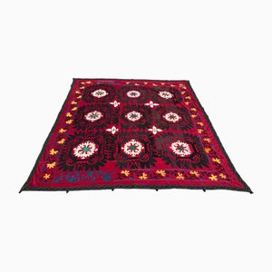 Traditioneller handgemachter Vintage Suzani Stoff, 1960er