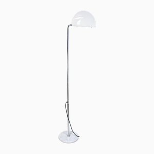 Model Mezzaluna Early Halogen Floor Lamp with Marble Base by Bruno Gecchelin for Skipper, Italy, 1970s