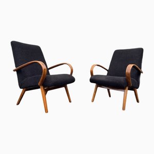 Fauteuils Modèle 53 par Jaroslav Smidek pour Ton, 1960s, Set de 2