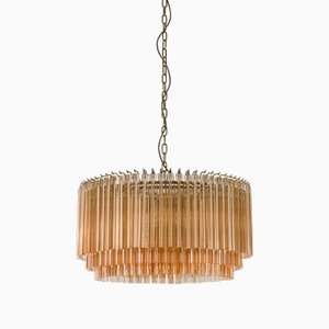 Amber Medium Amaro Drum Chandelier from Pure White Lines