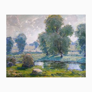 Peteris Rungis, Summer Day, Oil on Canvas