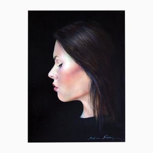Barbara Abeltina, Autoritratto, 2019, Olio su tela