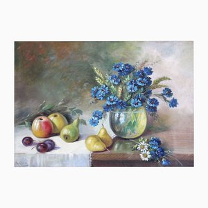 A, Kins, Still Life, 1920s-1930s, Oil on Canvas