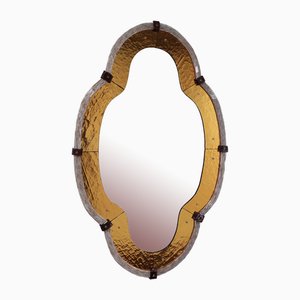 Venetian Mirror Murano Glass "New York" by Fratelli Tosi