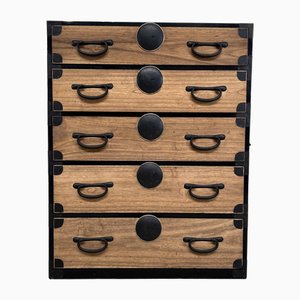 Taishō Period Traditional Japanese Kimono Chest of Drawers, 1920s