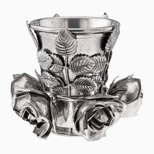 Late 20th Century Italian Pewter Wine Cooler by Piero Figura for Atena, 1980s