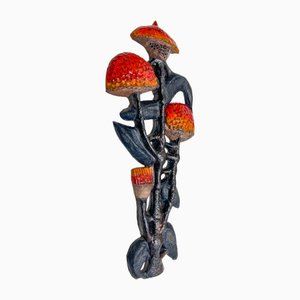 Ceramic Wall Sculpture by Elisabeth Vandeweghe for Perignem, 1960s