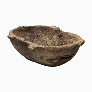 Cuenco Wabi Sabi primitivo, Francia, siglo XIX