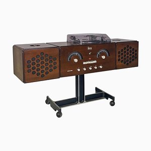 Italian Radiophonograph Rr126 and Record Player attributed to Castiglioni for Brionvega, 1960s