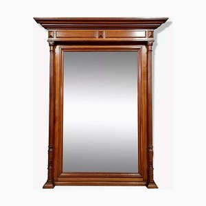 Large Renaissance Style Mirror in Oak, 1850