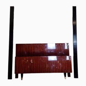 Large Vintage Center Bed in Mahogany, 1960s
