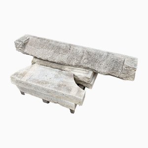 Large 18th Century Fireplace in Burgundy Stone
