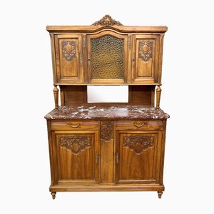 Louis XVI Style Cupboard in Blonde Walnut