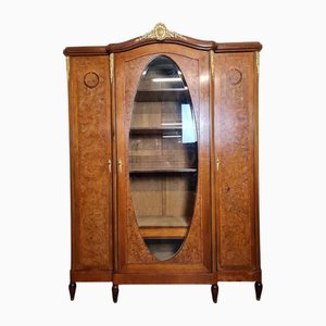 Louis XVI Style Library Cabinet in Marquetry