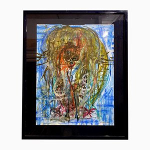 Bruno Mario Kirchner, Oil On Vellum Paper, Framed