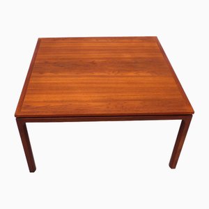 Mesa de centro cuadrada de teca, años 70