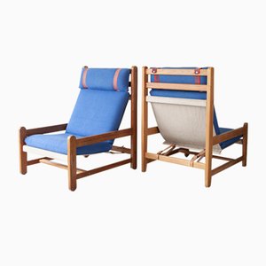 Fauteuils Mid-Century attribués à Niels Eilersen, Danemark, Set de 2