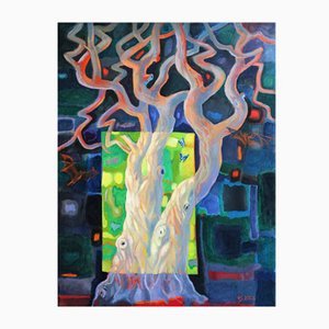 Zita Sudnika, Jour-Nuit, Huile sur Toile