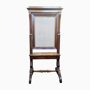 Early 19th Century Psyche in Walnut, Italy, 1980s