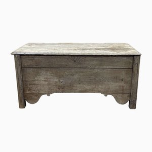 18th Century Chest Bench in Raw Oak